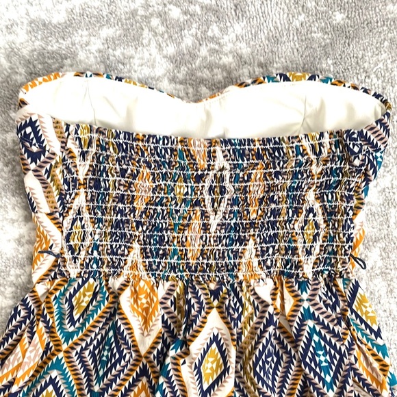 Boho printed strapless dress | Size M - Picture 5 of 7